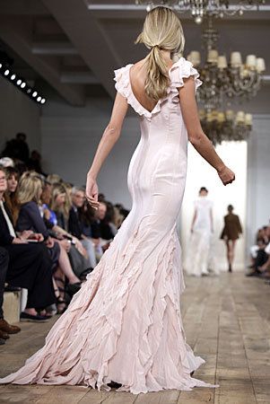 Pretty Mermaid V neckline Long Chiffon Prom Dresses Charming Evening Dress cg25356