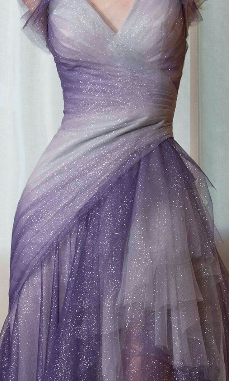 V Neck Glitter Tulle Prom Gown Unique Evening Dresses cg25329