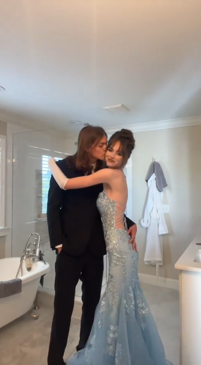 Mermaid Long Blue Tulle Evening Dress Long Prom Party Dress    cg25629