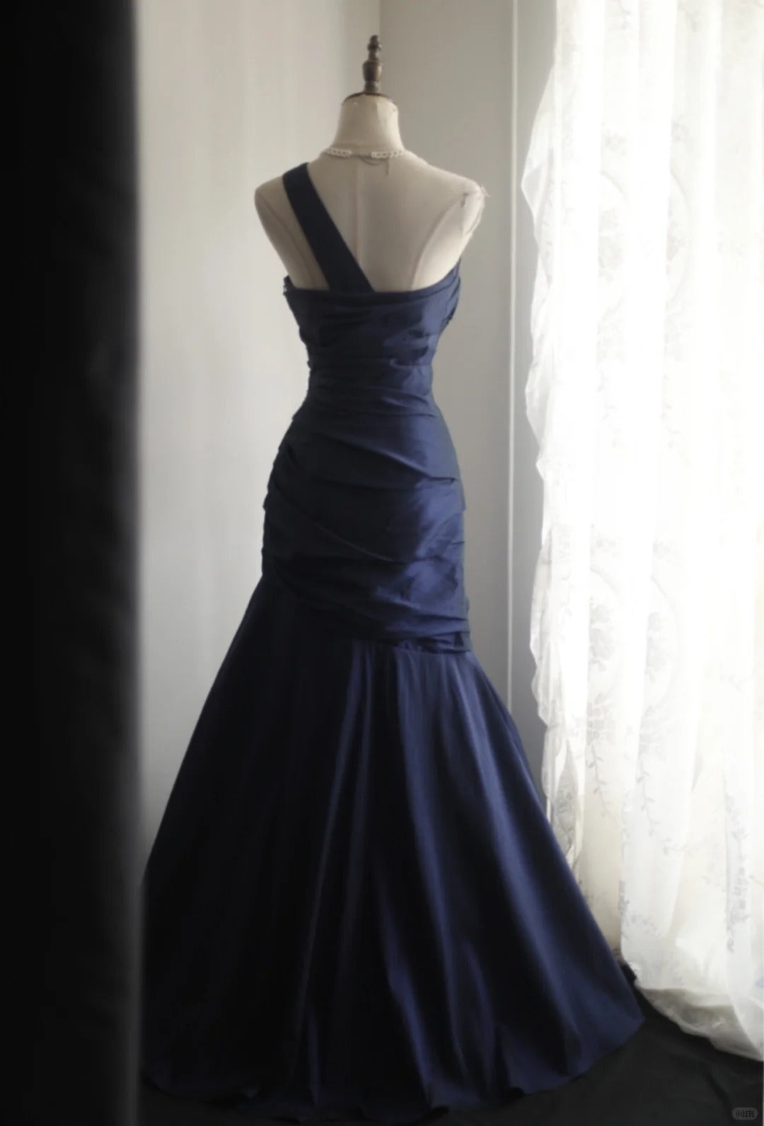 Mermaid Navy Blue Prom Party Dresses Unique Long Evening Dress   cg25927