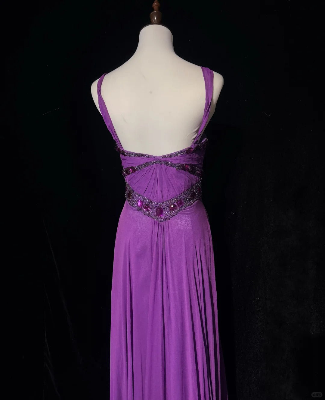 Purple Formal Dress Vintage Long Party Dress Evening Dress Prom Dresses     cg25715