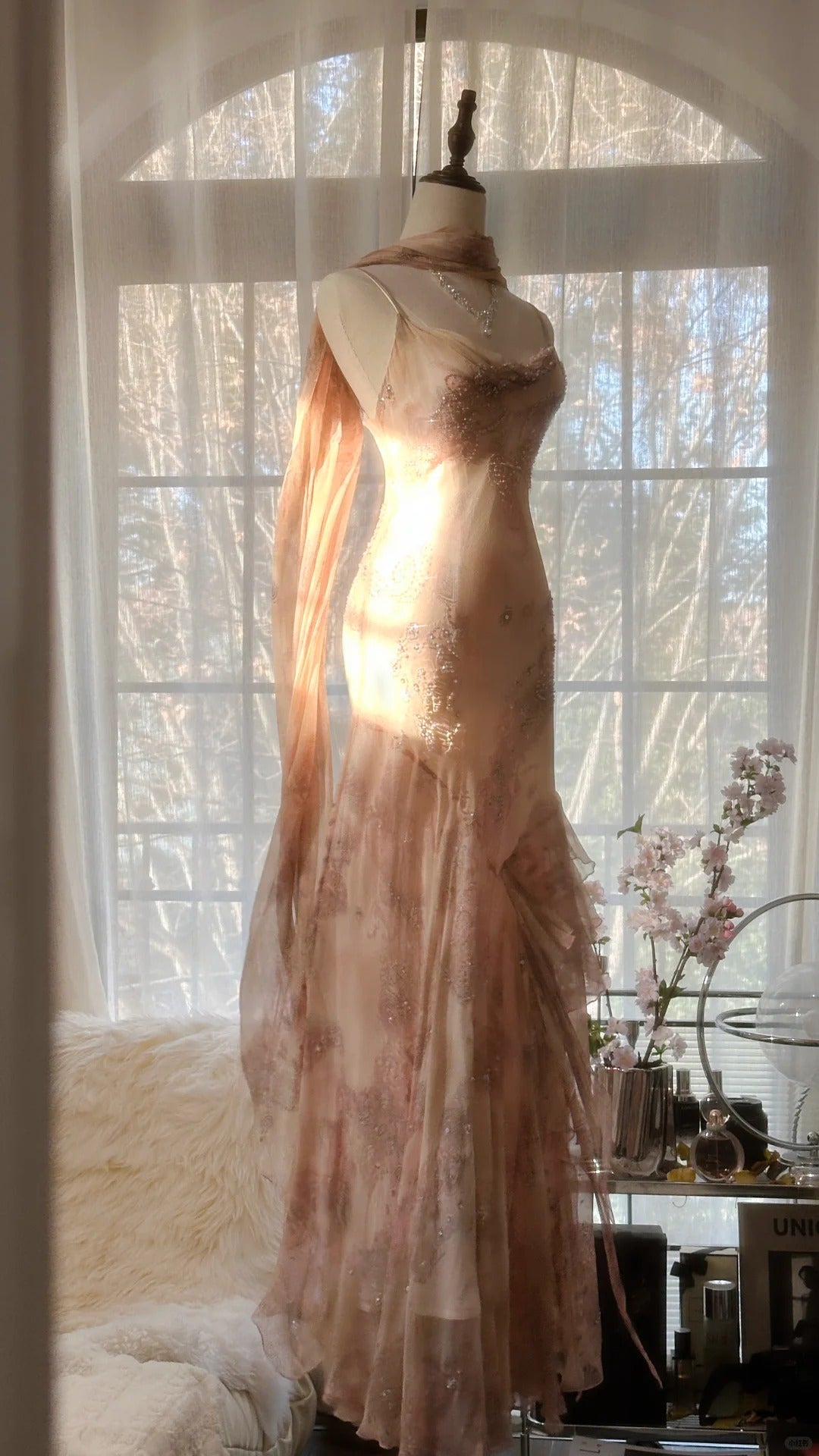 Vintage Evening Dresses, Sleeveless Long Party Gowns  cg25512