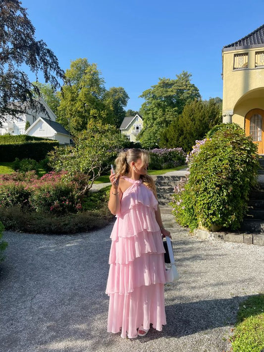 Classic Pink Prom Dresses Long Prom Gown 22th Birthday Outfit     cg25959