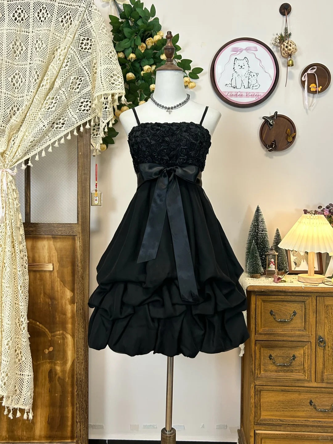 A Line Black Vintage Short Party Dress Cocktail Dresses Homecoming Dress     cg25804