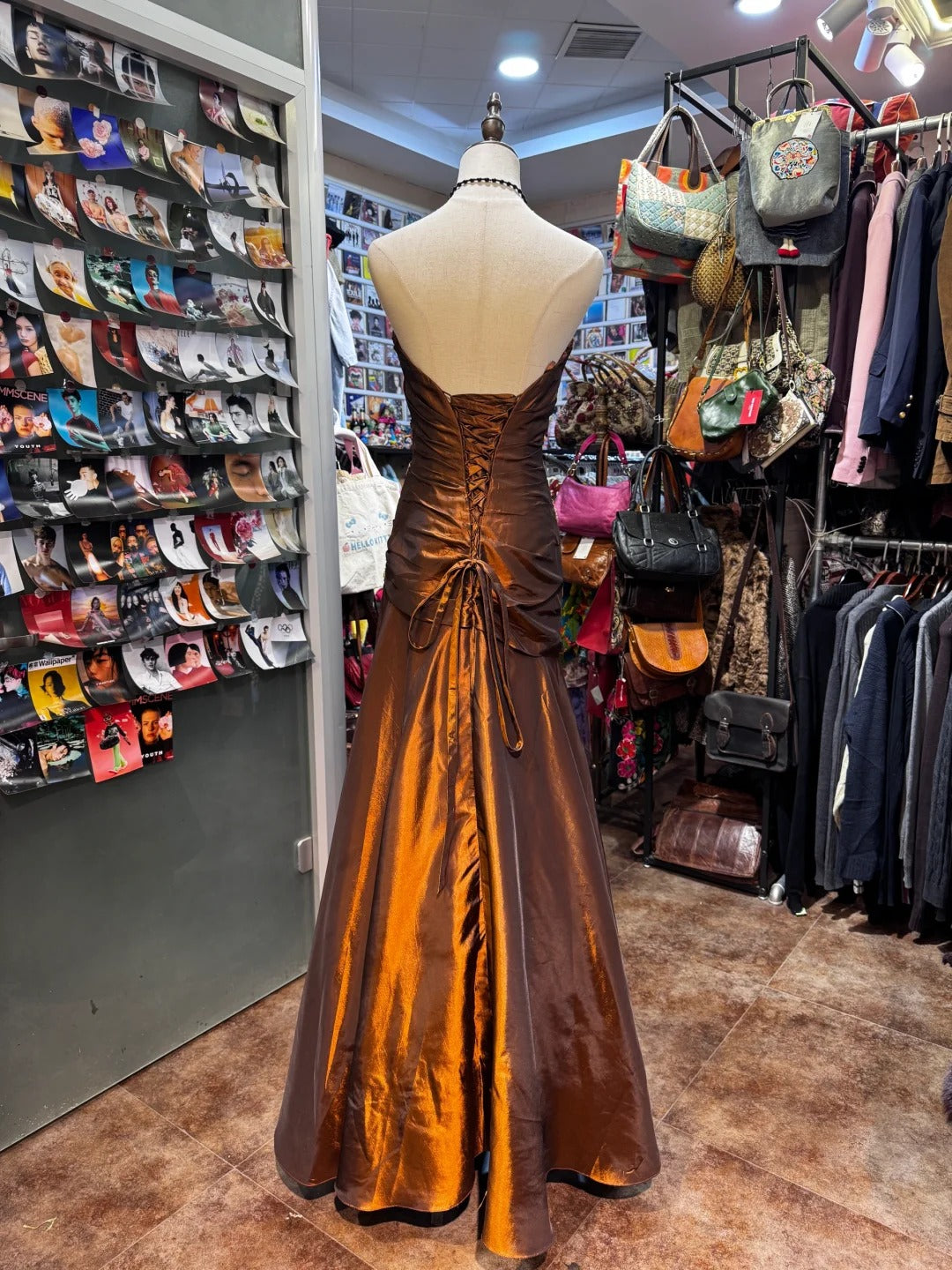 Vintage Prom Dress Long Evening Party Gowns    cg25834