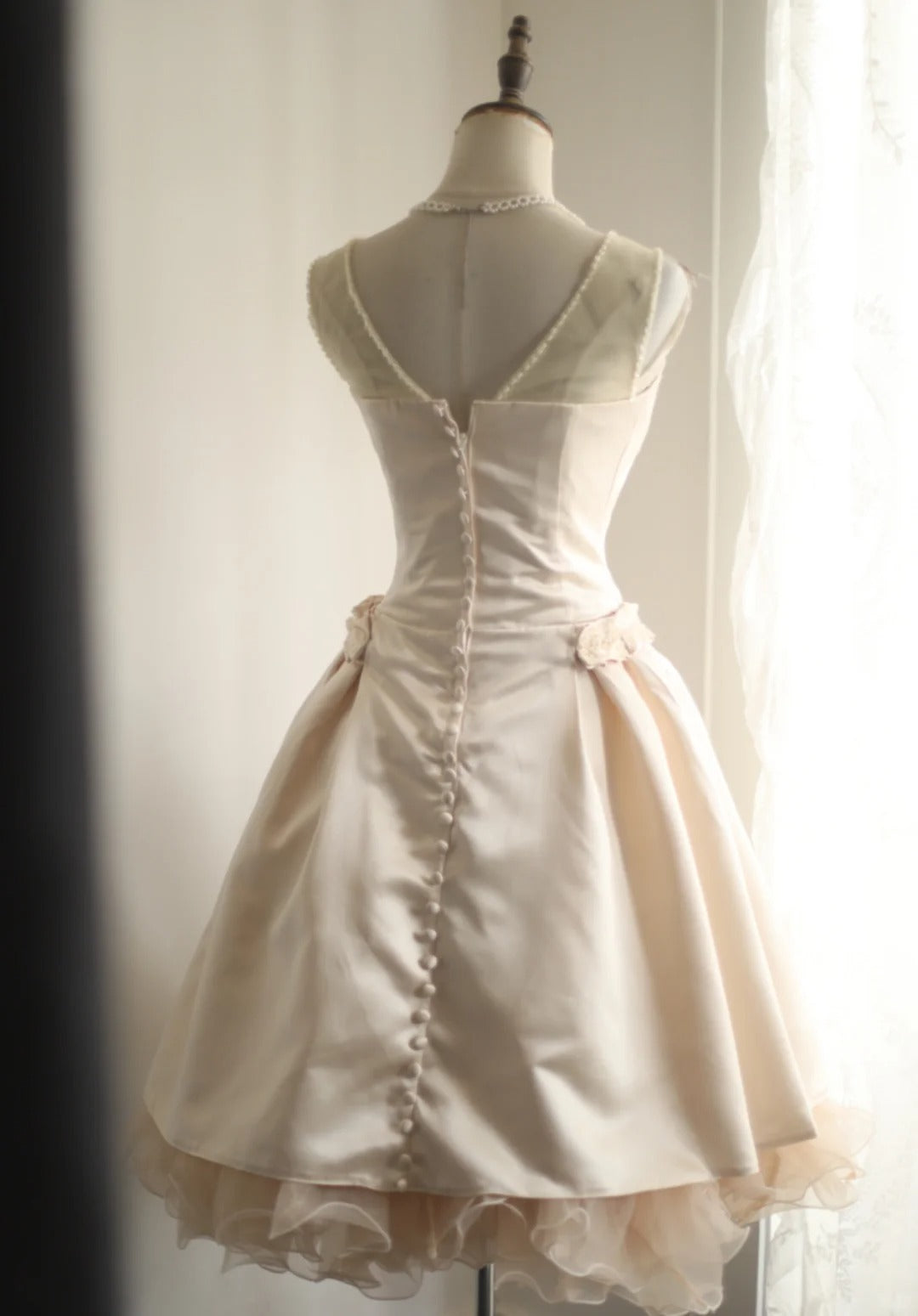 A Line Vintage Homecoming Dresses Short Prom Dress Short Party Dress    cg25945