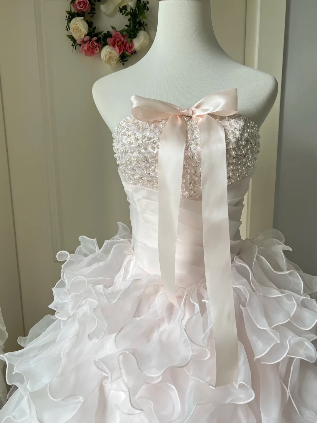 A Line Pink Prom Party Dresses Unique Long Evening Dress Vintage Princess Dress   cg25986