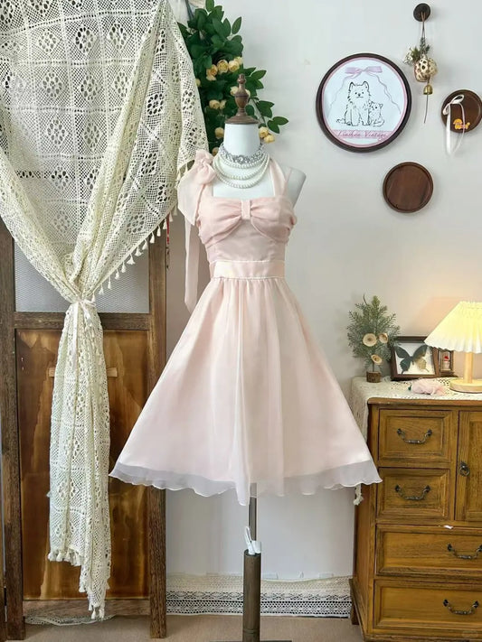 A Line Pink Vintage Short Party Dress Cocktail Dresses Homecoming Dress     cg25800