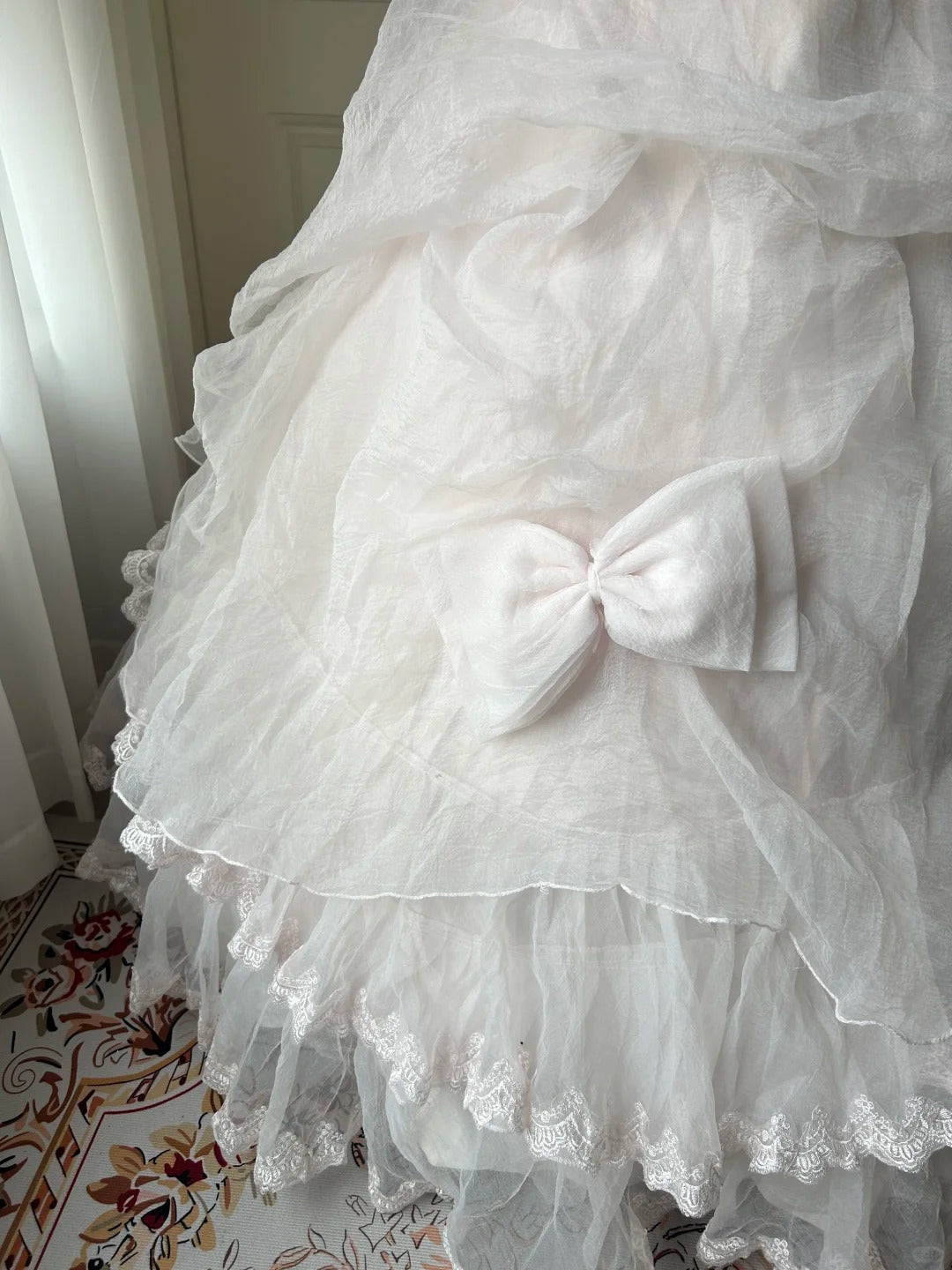 A Line Light Pink Strapless Prom Party Dresses Unique Long Evening Dress Vintage Princess Dress   cg25990