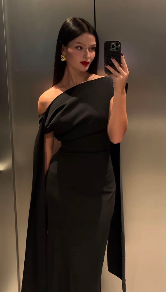 Black Evening Dress Long Prom Party Gowns    cg25786