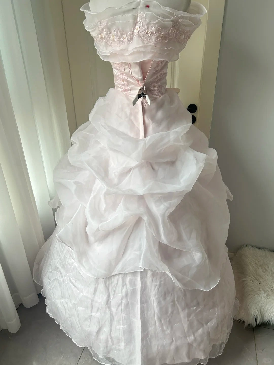 A Line Pink Prom Party Dresses Unique Long Evening Dress Vintage Princess Dress   cg25988