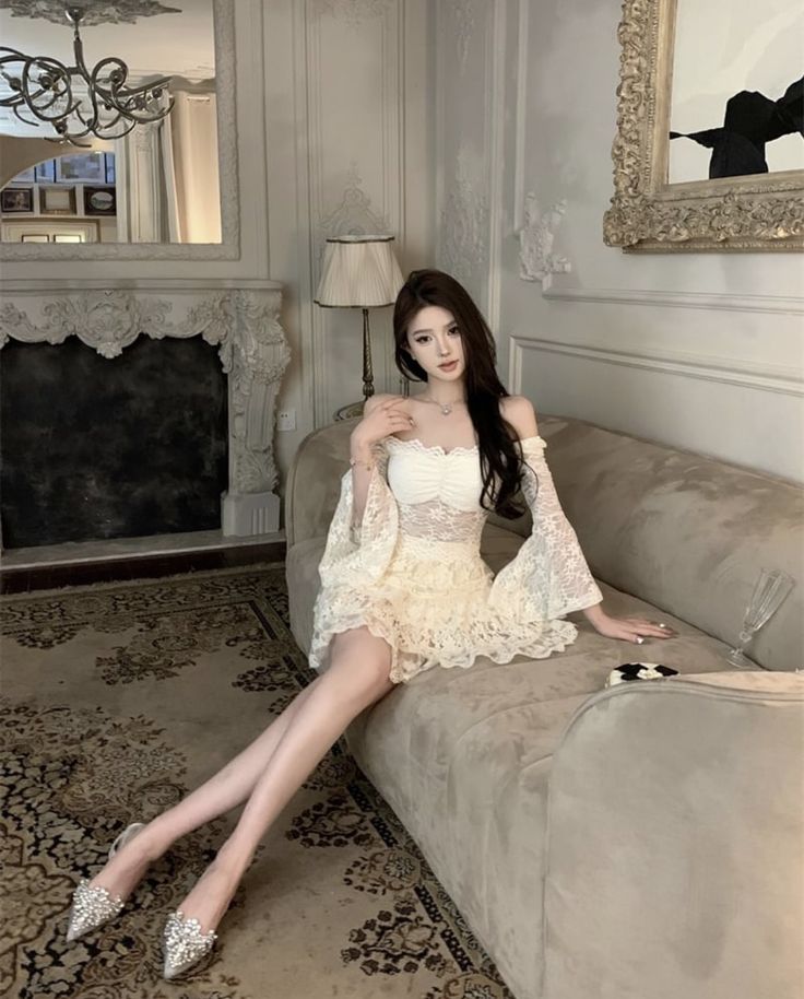 Ivory Lace Cocktail Dresses Homecoming Dress Short Prom Dress Party Dress    cg26034