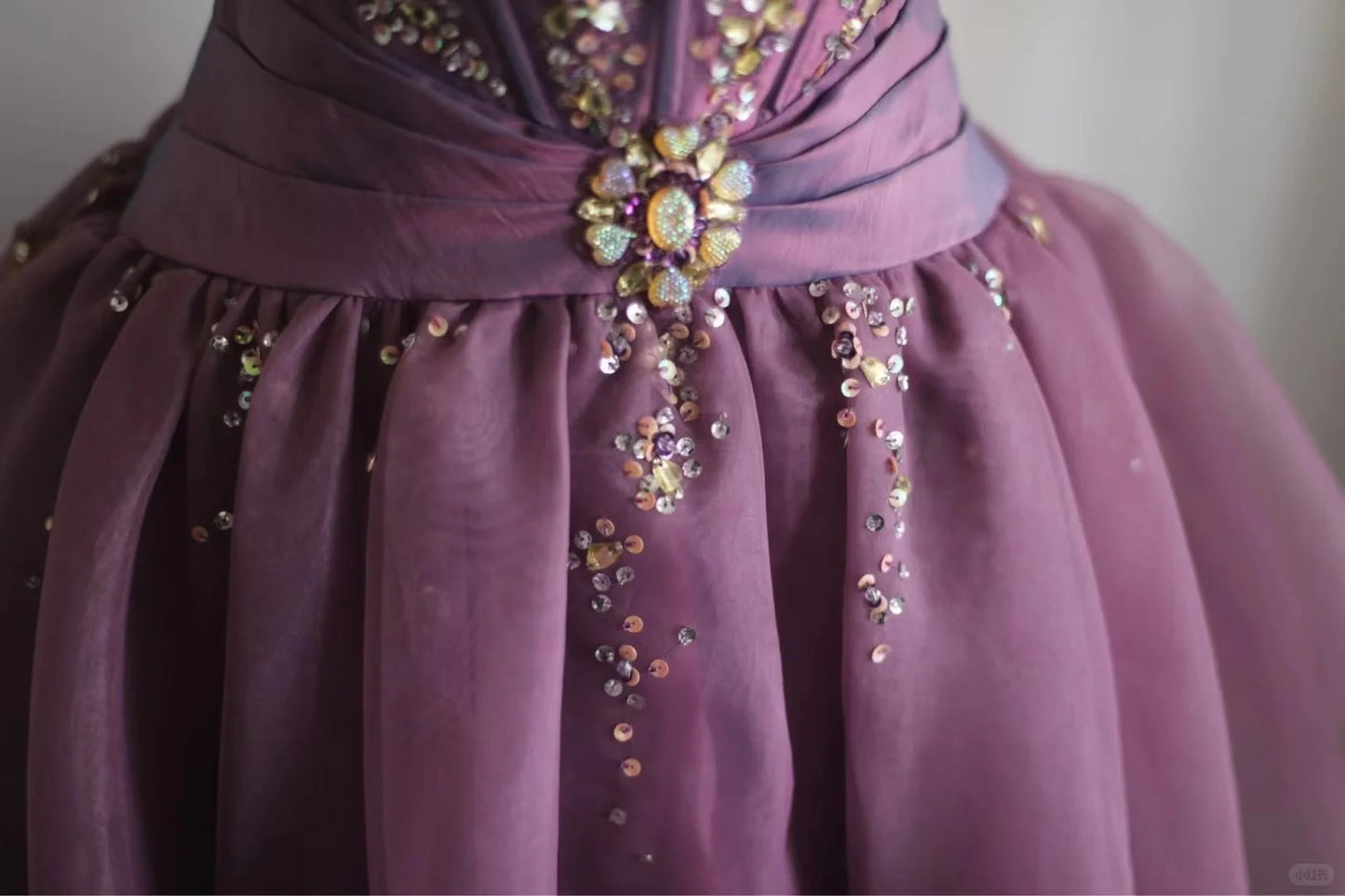 A Line Beaded Purple Short Party Dress Cocktail Dresses Homecoming Dress     cg25703