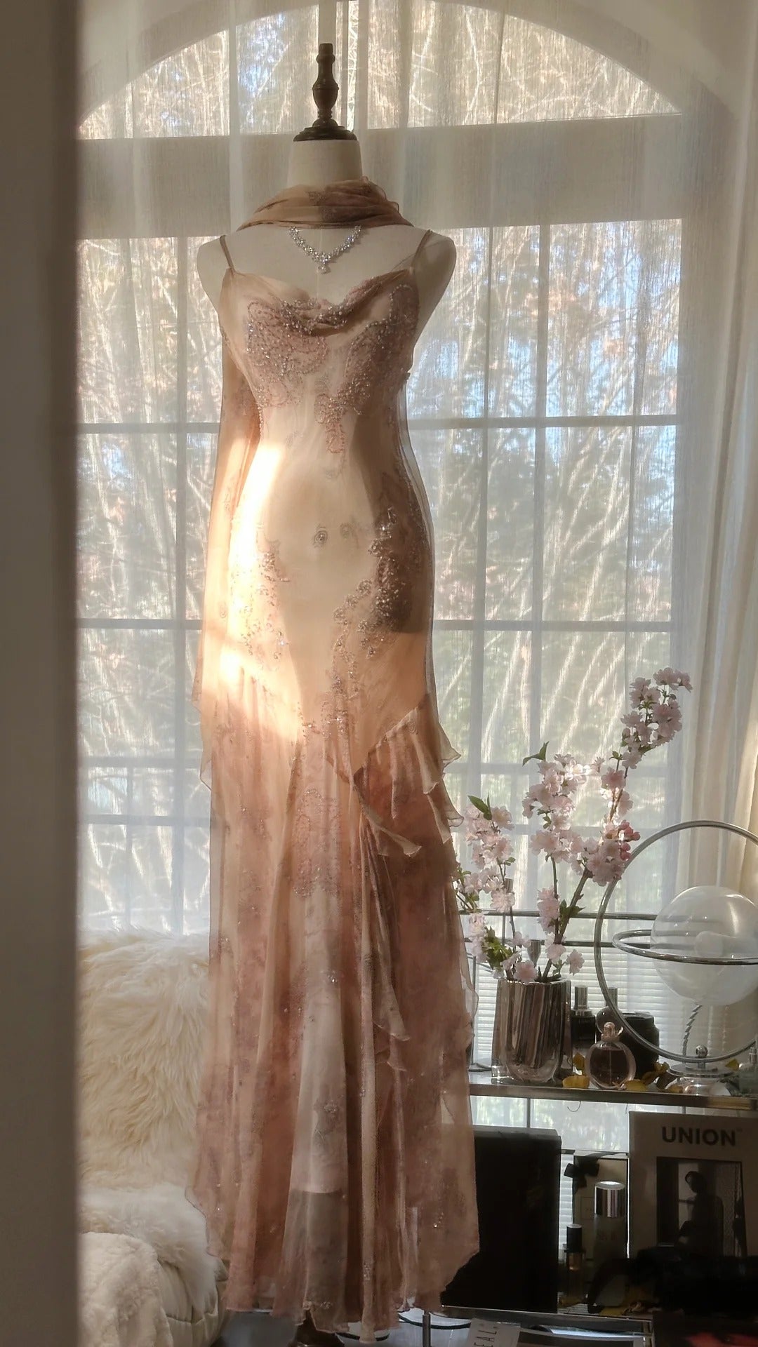 Vintage Evening Dresses, Sleeveless Long Party Gowns  cg25512