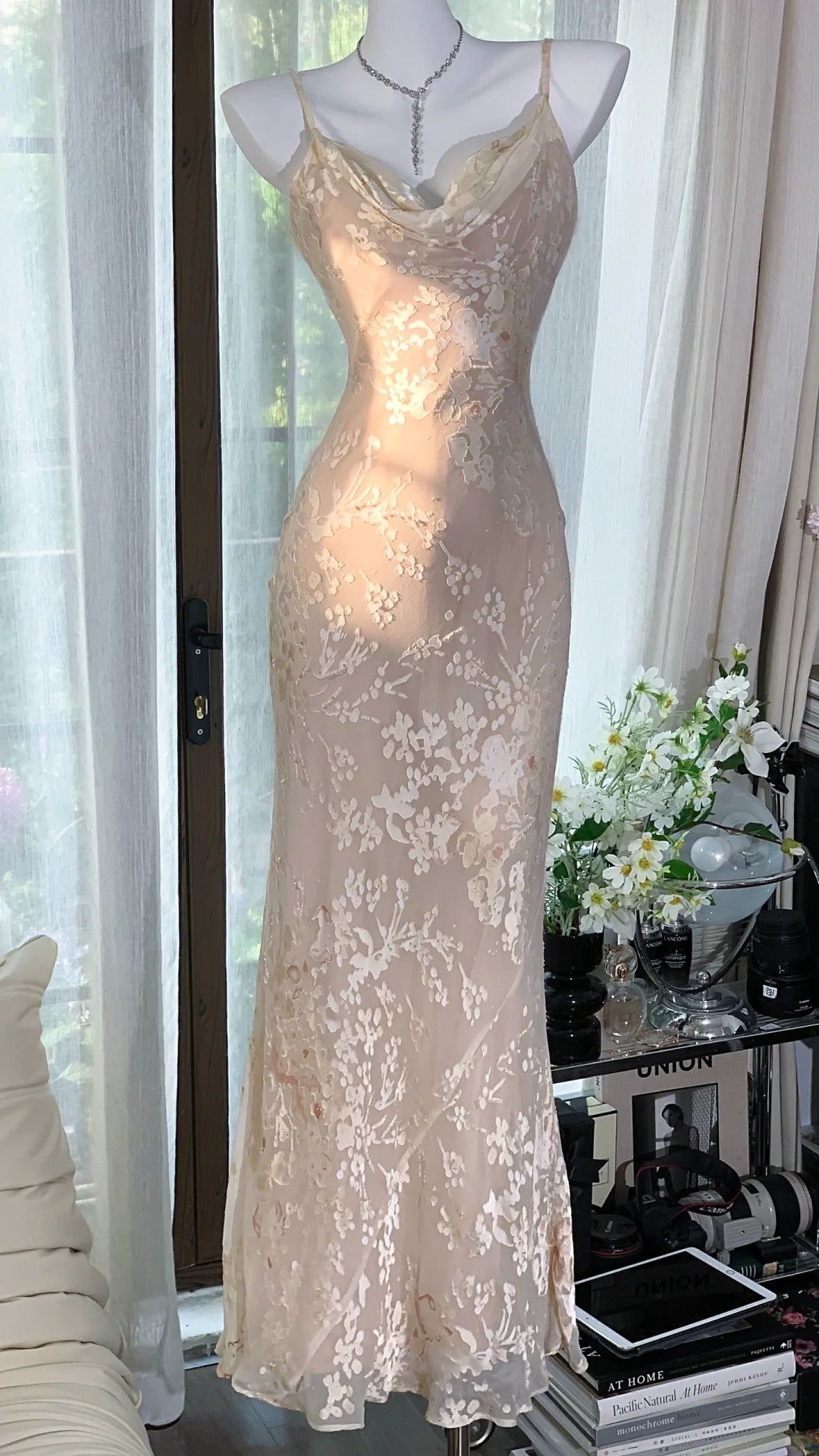 Champagne Long Mermaid Prom Party Dresses Formal Evening Dress   cg25891