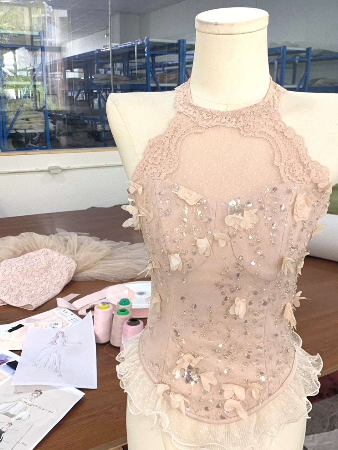 Pink Halter Short Party Dress Cocktail Dresses Homecoming Dress     cg25700