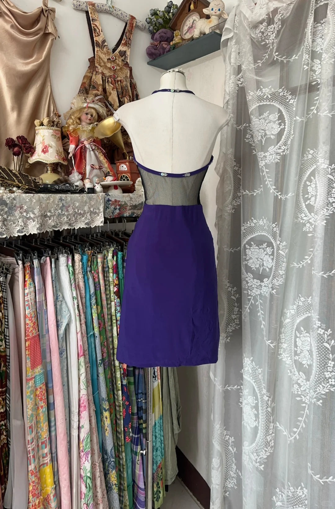 Purple Vintage Short Party Dress Cocktail Dresses Homecoming Dress     cg25810