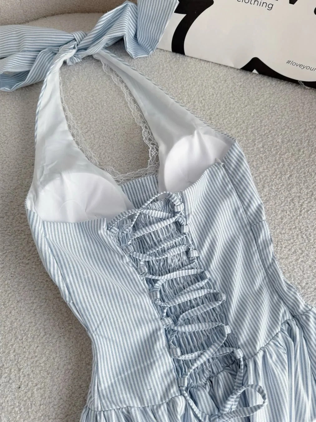 Long A Line Vintage Halter Party Dress Evening Dress Prom Dresses     cg25757