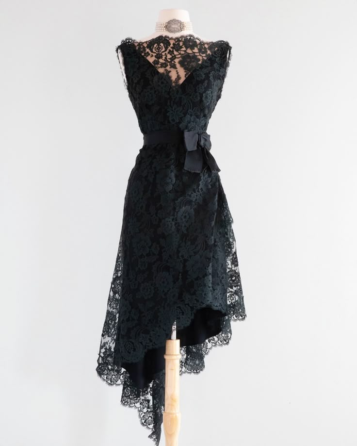 Black Lace Prom Party Dresses Unique Evening Dress   cg25910