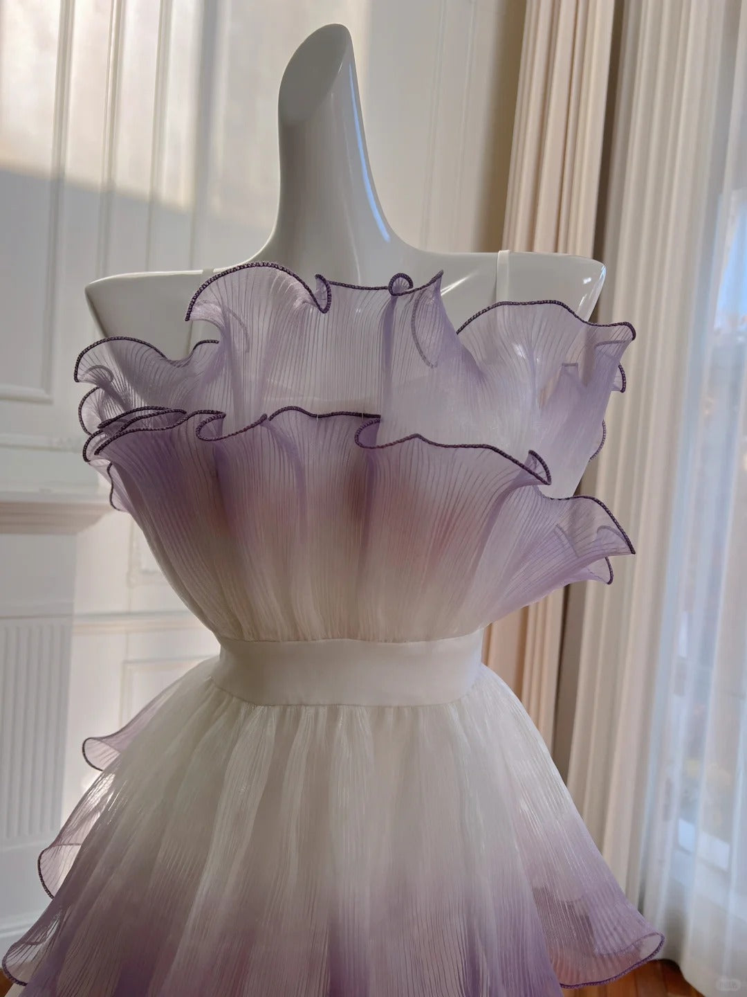 Ombre Short Prom Dress A-Line Sleeveless Evening Dress Short Party Gown    cg26009