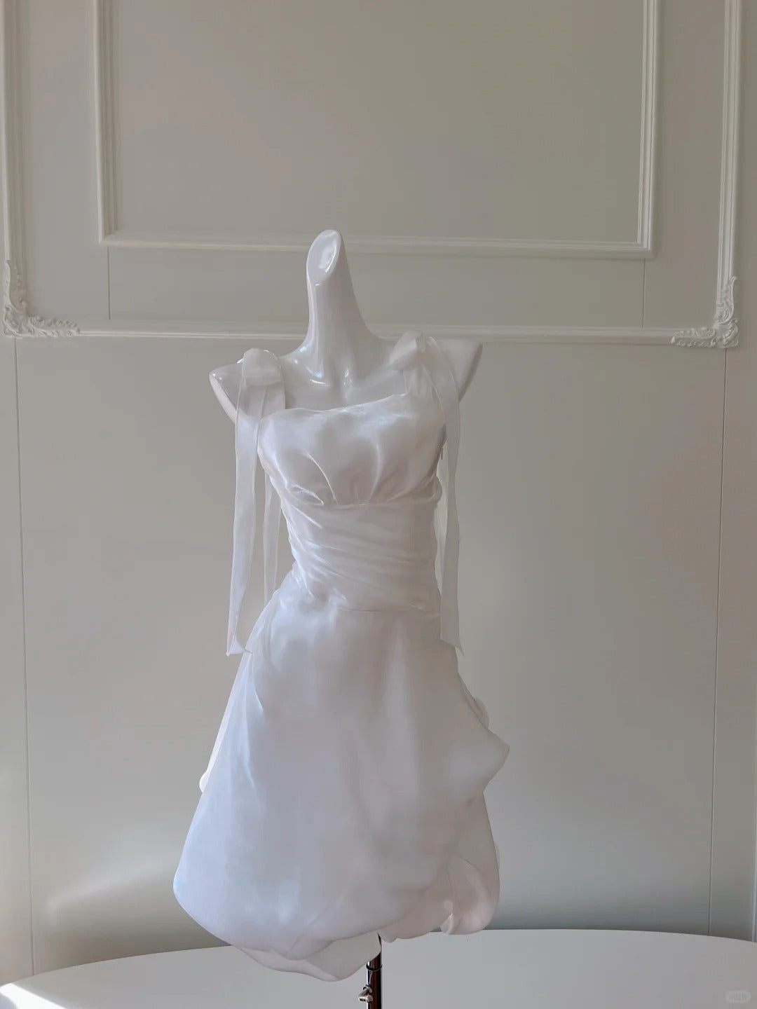 A Line White Cocktail Dresses Homecoming Dress Short Prom Dress Party Dress    cg26010