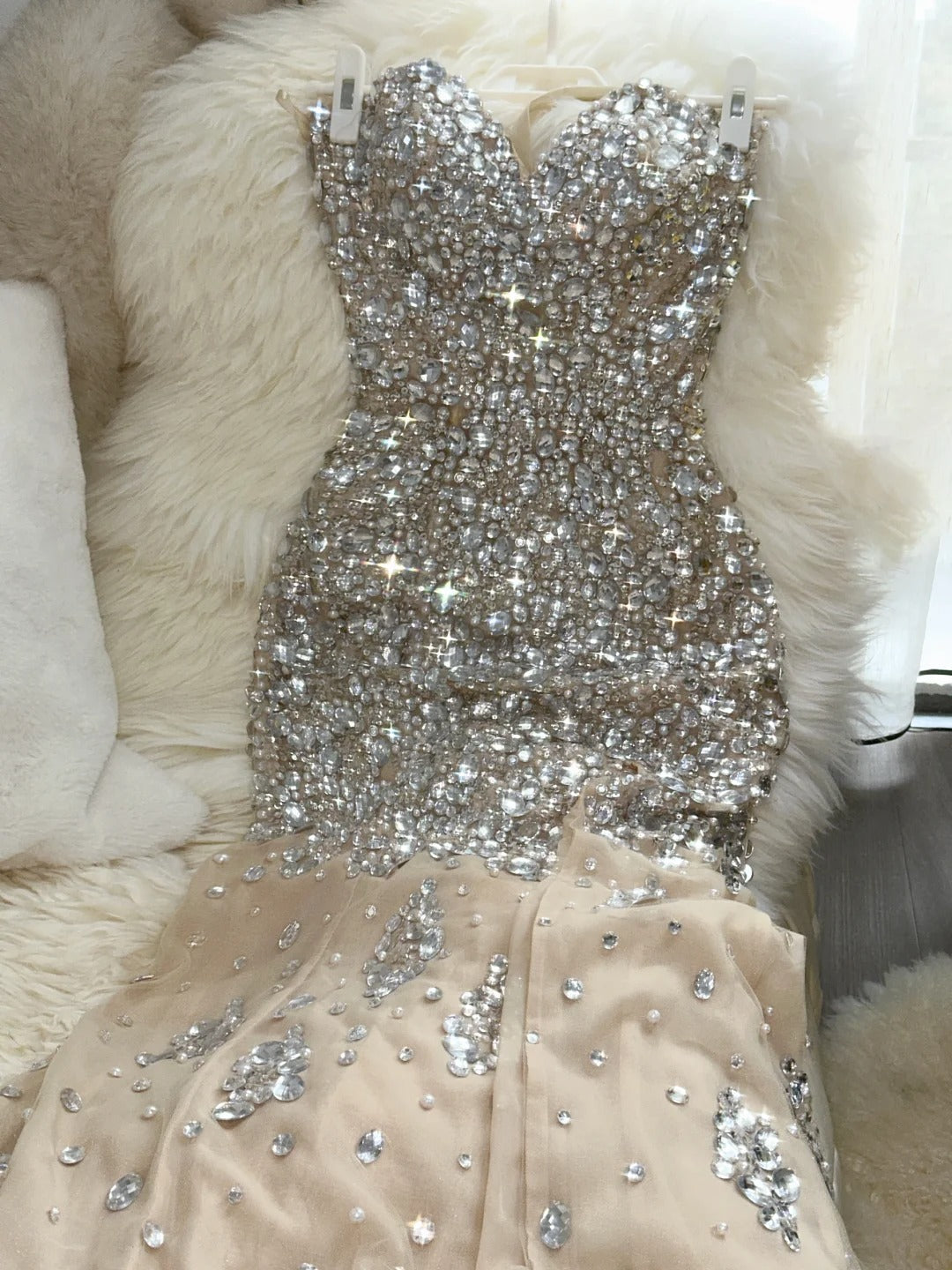 Mermaid Vintage Evening Dresses, Sleeveless Long Party Gowns  cg25508