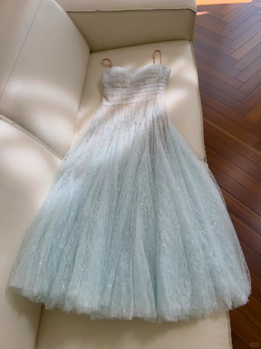 Blue Prom Party Dresses Unique Long Evening Dress Vintage Princess Dress   cg26006