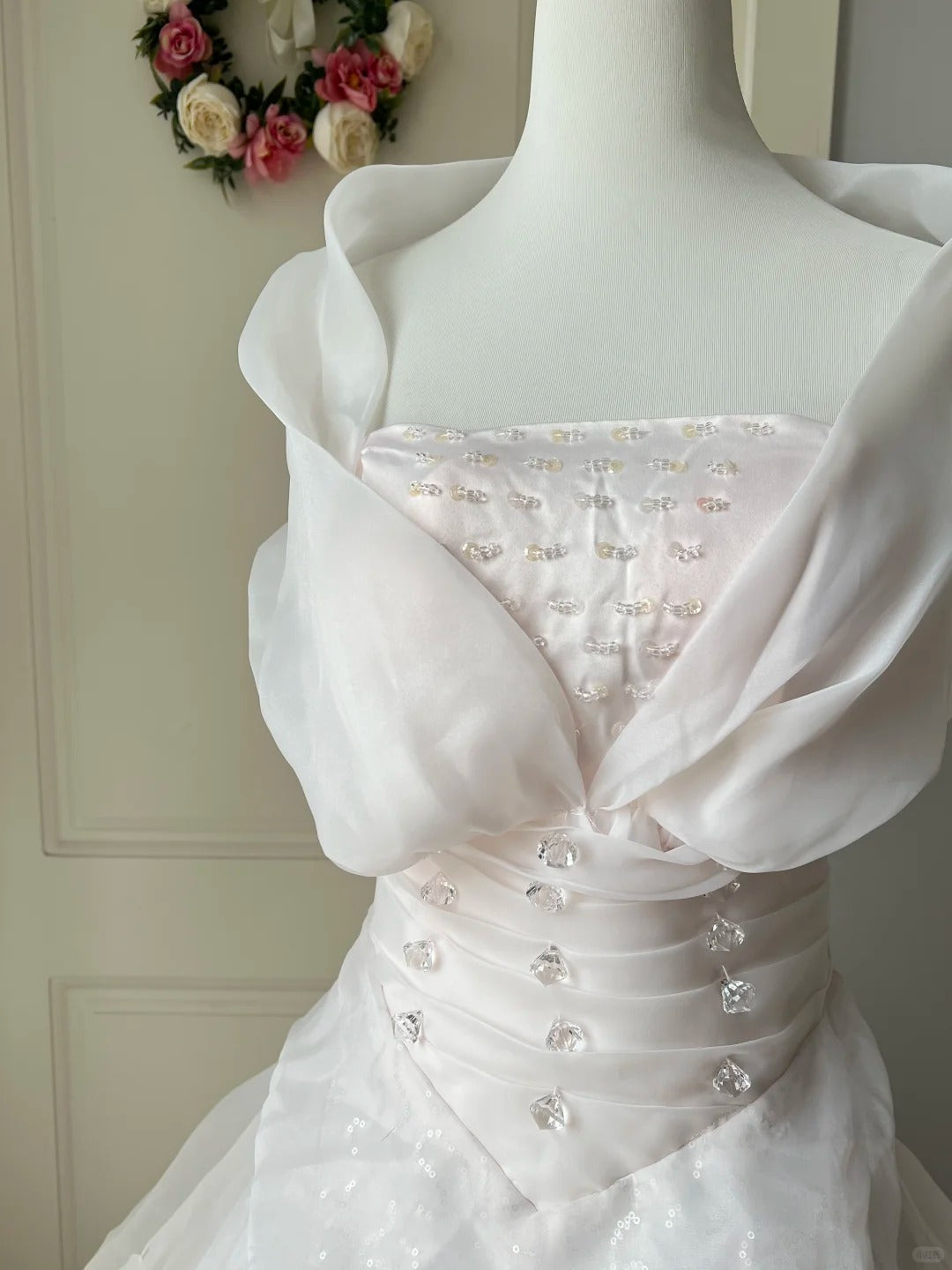 A Line Pink Prom Party Dresses Unique Long Evening Dress Vintage Princess Dress   cg25985