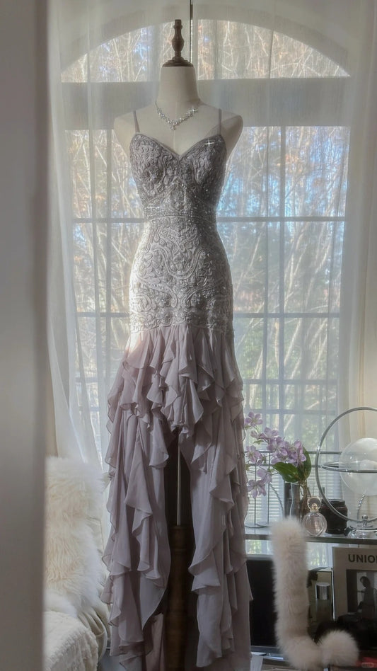 Vintage Evening Dresses, Sleeveless Long Party Gowns  cg25519