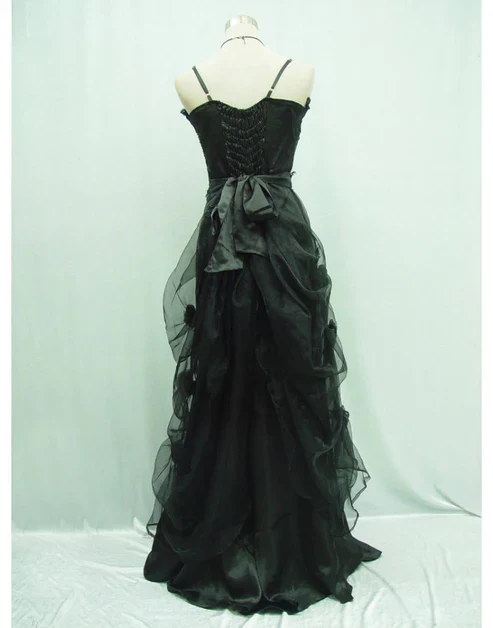 Spaghetti Straps Evening Dress Beading Prom Dress cg26242