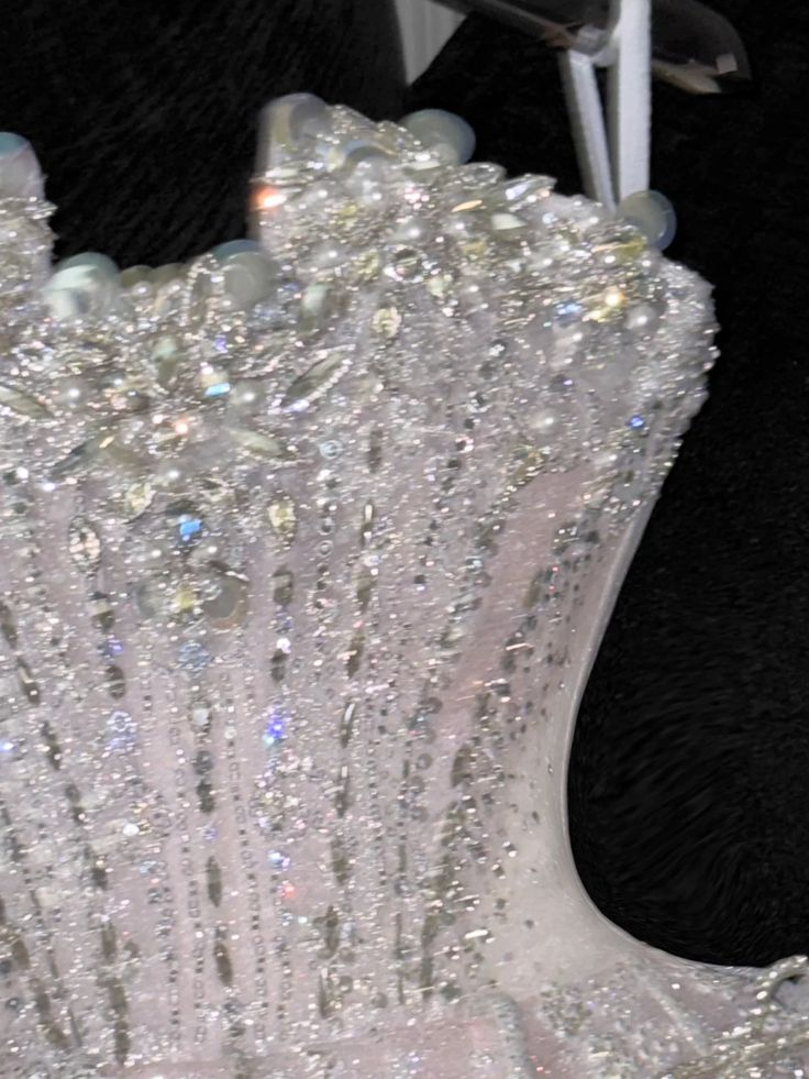 Pink Bow A Line Strapless Silver Sequin Beaded Tulle Homecoming Dress Party Dress cg26109