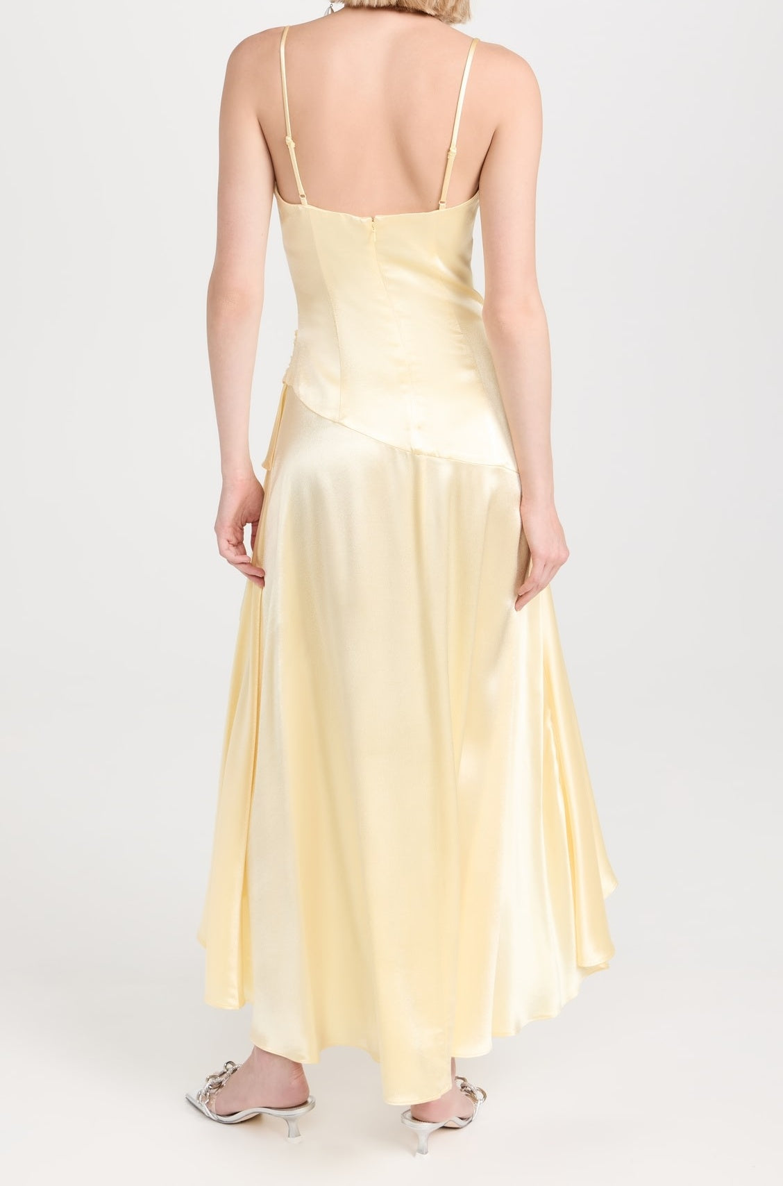 Yellow Evening Dress Sexy Prom Party Dress With Split    cg25643