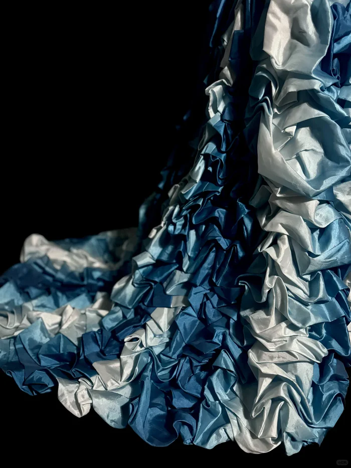 Vintage Mermaid Sweetheart Sleeveless Long Blue Prom Gown Fairy Prom Dresses cg26132