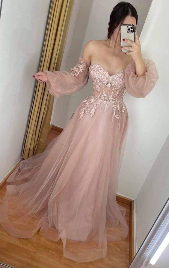 Elegant Women Prom Dress Lace Evening Gown cg24973