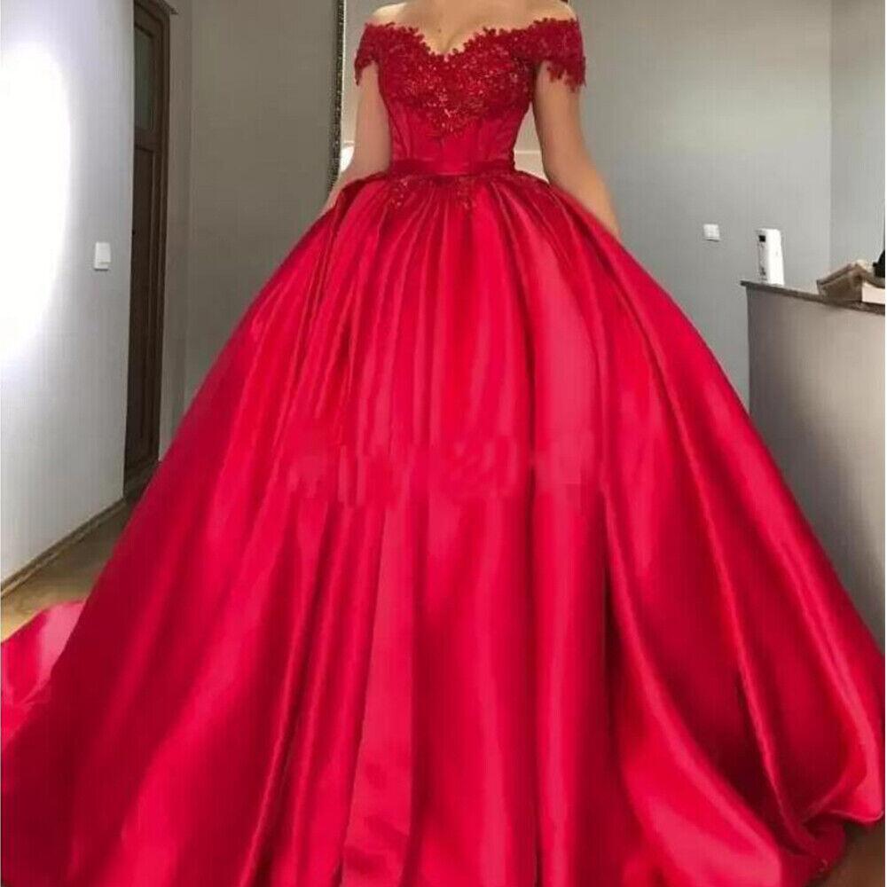 romantic red long Prom Dress cg16463