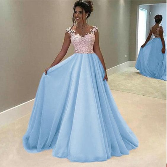 Long lace evening gowns prom dress cg10045