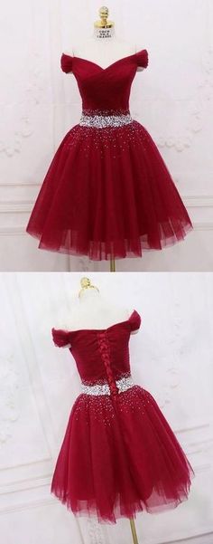 Off Shoulder Short Dress, Beaded Homecoming Dress ,Fashion Graduation Party Dress cg10618