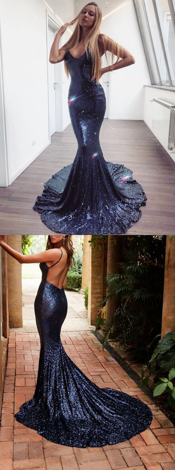 Long Prom Dresses Blue, Mermaid Formal Evening Dress cg11312