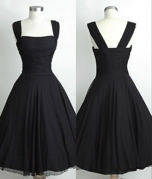 Simple Short Sleeveless Black Homecoming Dresses,Black Knee Length Party Dresses cg11699