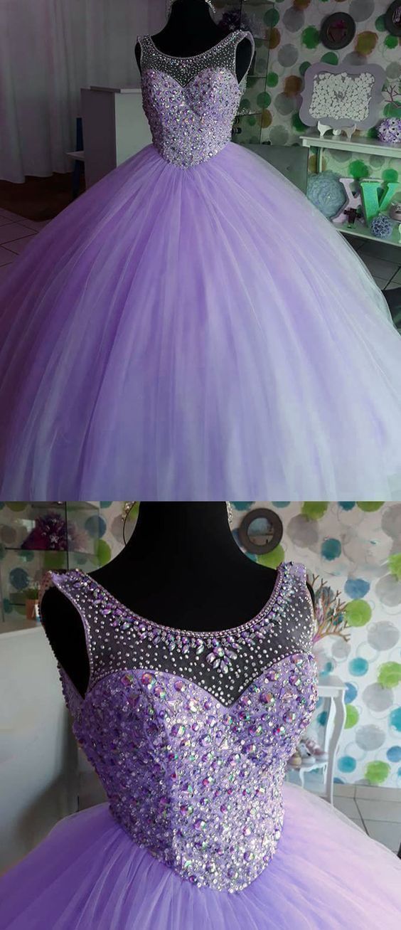 lilac ball gown prom dress cg11740