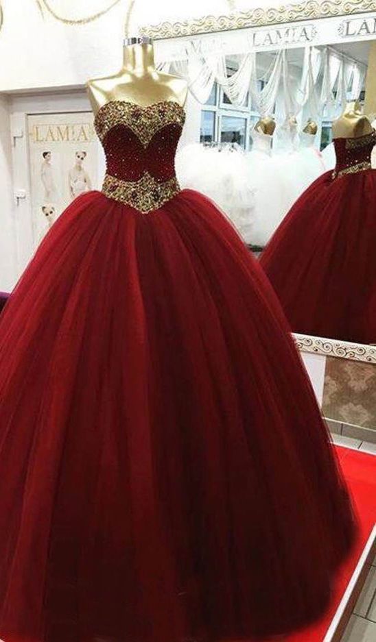 Quinceanera Dress With Beads,Prom Dresses cg12135
