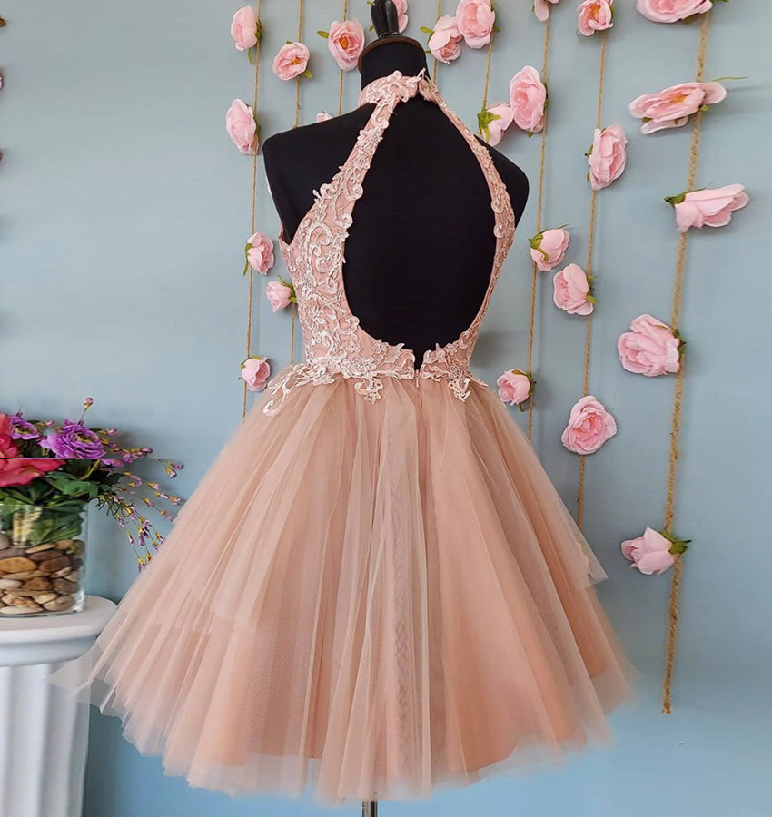 CUTE TULLE LACE SHORT DRESS PARTY DRESS Homecoming Dresses cg12303