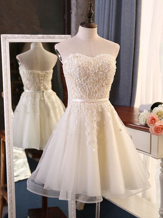 Sweetheart Homecoming Dresses,Homecoming Dress,Lace Up Homecoming Dresses cg12894