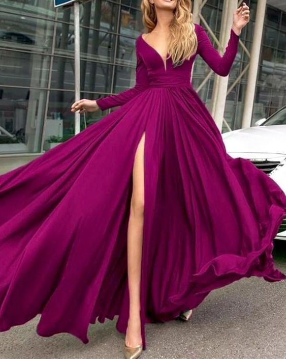 Simple long Prom Dresses cg13066