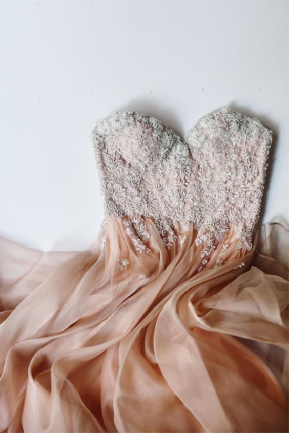 Champagne chiffon sweetheart beading long evening dresses ,long prom dress for teens cg13193