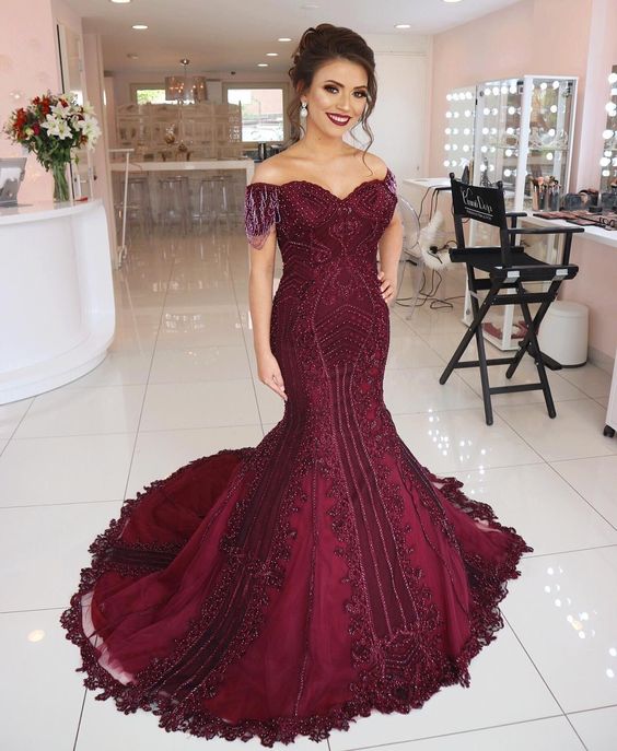 luxrious beading mermaid prom gowns cg13325