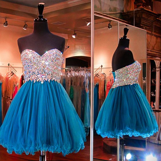 Homecoming Dress,Organza Homecoming Dress,Sweetheart Homecoming Dress,Beading Homecoming Dress cg13654