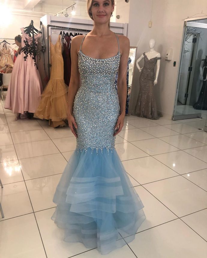 Mermaid Long Prom Gowns,long prom dress, evening dress,prom dresses cg13693