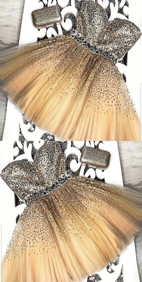 A Line Tulle Short Homecoming Dresses for Teens cg13758