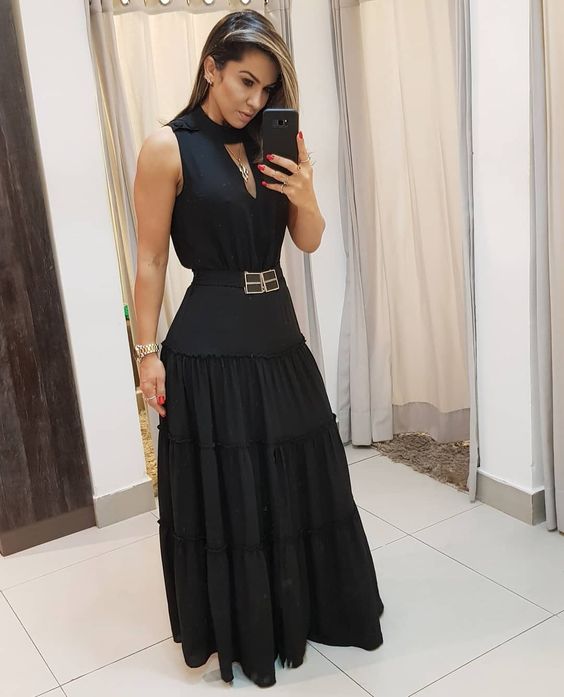 Black long new arrive Prom Dresses cg13842